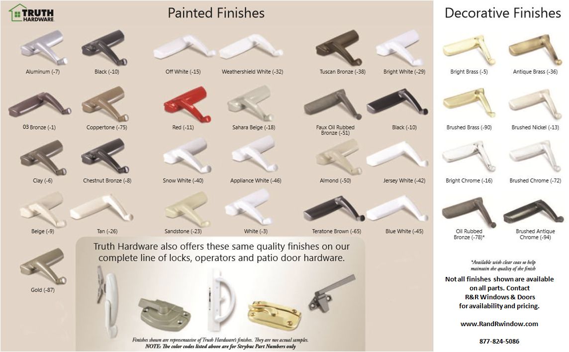 Truth Finish Colors