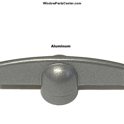 135 Amsbury Truth T Handle With 11/32 Inch Spline Aluminum Casement Window Parts