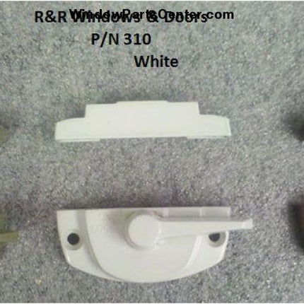 401/310 Checkrail Window Lock With Keeper New Goldtone Horizontal Slider