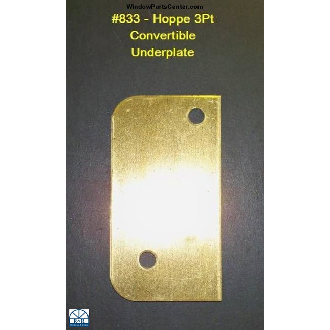 833 - Hoppe Multi Point 3Pt Convertible Under plate