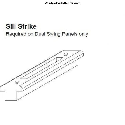 847 - Gu Sill Strike Plug And Ada For Swinging Doors Standard