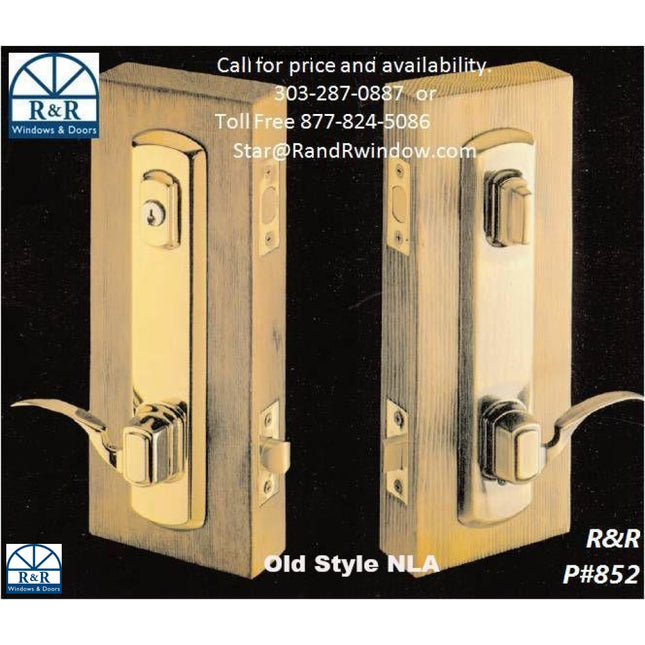 W&F Handle With 6" Center to Center Bore.  Hurd, Jeldwen, Caradco "Hallmark Leverset", Peachtree and more. Known Part Numbers: 1200, 12001-1, 1200-1, 40061999, PAT NO's 4,671,089 D295,829,