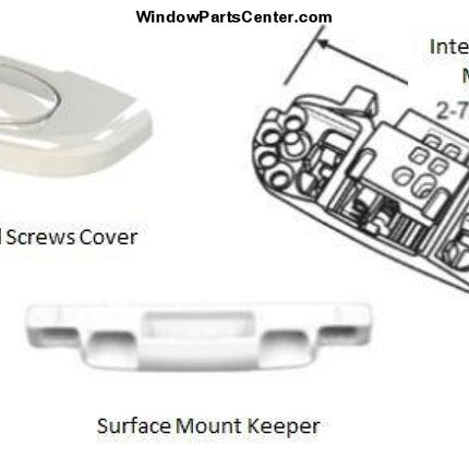 C10000Ns - Interlock Pro Latch Flip Auto Lock Kit Sash Lock Cover Slimline And Asa Cover Concealed