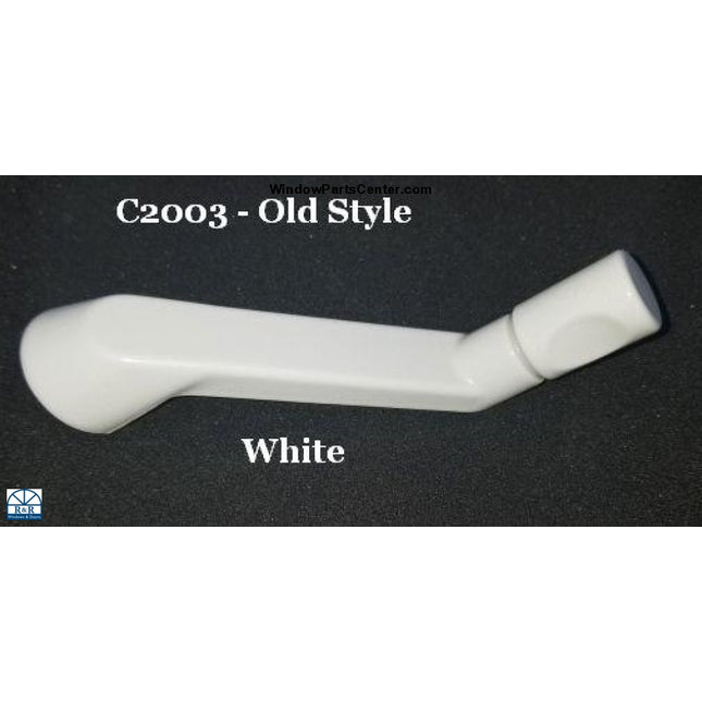C2003 Roto Interlock Non Folding Handle 5/16 Inch Hex Cascade Casement Awning Window. Color White. Part Number P4601, 37-157W, C2003Known Part Number: C2003, P4601, 7-1849BW