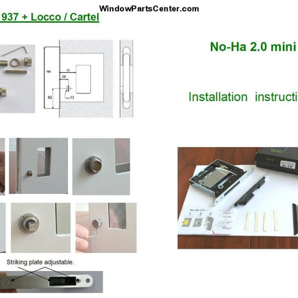 Nm 938 S0/ss 938/s5/ss 937/s0/ss And 937/s5/ss Rocyorkno-Ha 2.0 Mini Invisible Door Handle For