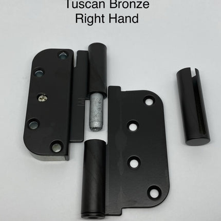 R801/r802 - Rockwell M3 Dual Adjustable Lift Off Concealed Ball Bearing Hinge Right Hand / Tuscan