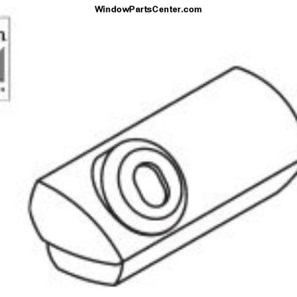S1057 Andersen Window Operator Cover Classic Style. Color White.  part numbers are: part numbers are: 1361357WH, 9457, 1361359ST, 1361529 WH, 1361530 ST, 4513, U.S. Patent No. DES 360,357, 750-1361530, 750-1361529