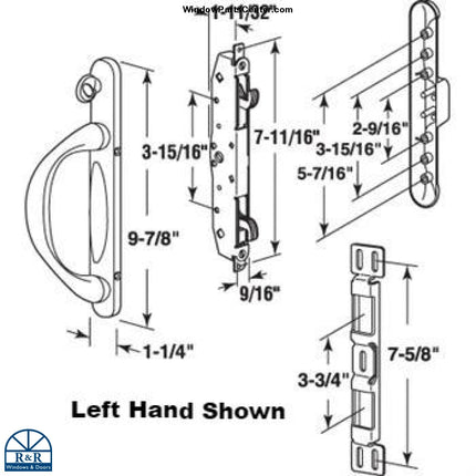 c-1307-patio-door-handle-set-3-1516-hc-white-left-hand