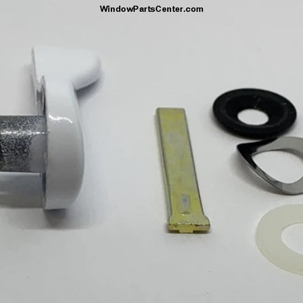 S3019 - Patio Door Handle Thumb Turn Replacement Kit With Full Tail Amesbury Truth - R&R Photo Copyright 2/9/21