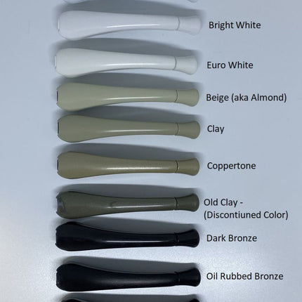 SS10012 - Roto North America Handle for X-Drive Casement and Awning Windows. Part Number OP06-1520. Color Chart Finishes