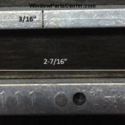 Part Number SS20013 - Pivot Bar for SuperSeal Single Hung Window, also known by part number 23111