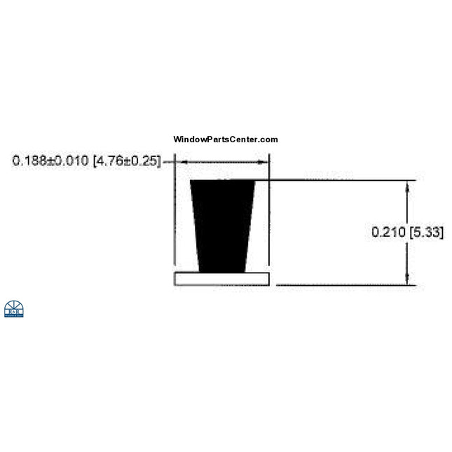 Ss978 - Weatherstrip For Superseal Vinyl Windows .210 X .187 Weather-Strip