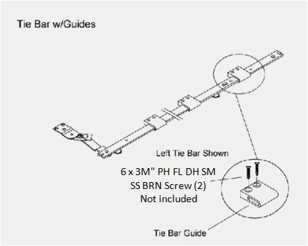 How To Replace Locking Tie Bar# 198 On a Casement Window