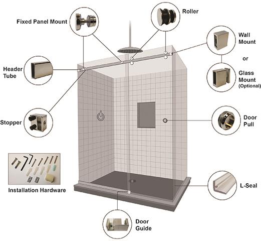 Shower Door Hardware