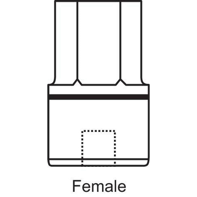 216 - Crank Handle Adapter for ClereStory Windows "Female"