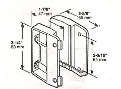 521 Sliding Screen Door Handle.