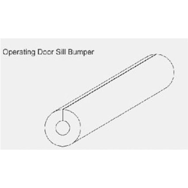 542 Sliding Patio Door Rubber Bumper