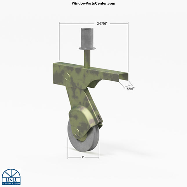 559 Acer Replacement Rite And Metal Industry Screen Door Roller PSR97- Sold Individually Parts Part Number 10-410  UPC 715384055644