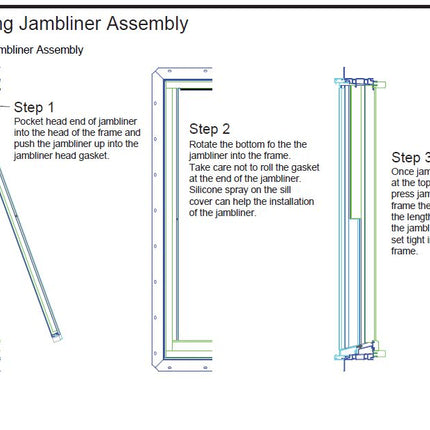 711 - GEN I H3 Jamb Liners Kit (Hurd)