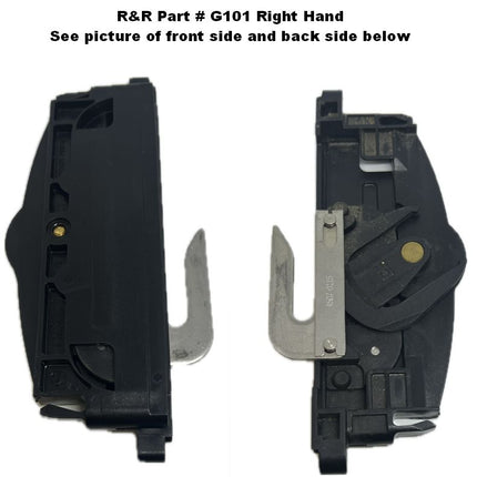 Right hand view of G101. Right if hinge is on left side of window when viewed from the exterior.