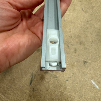 S1154 - Interlock Assa/Abloy Surface Mount Track with shoe