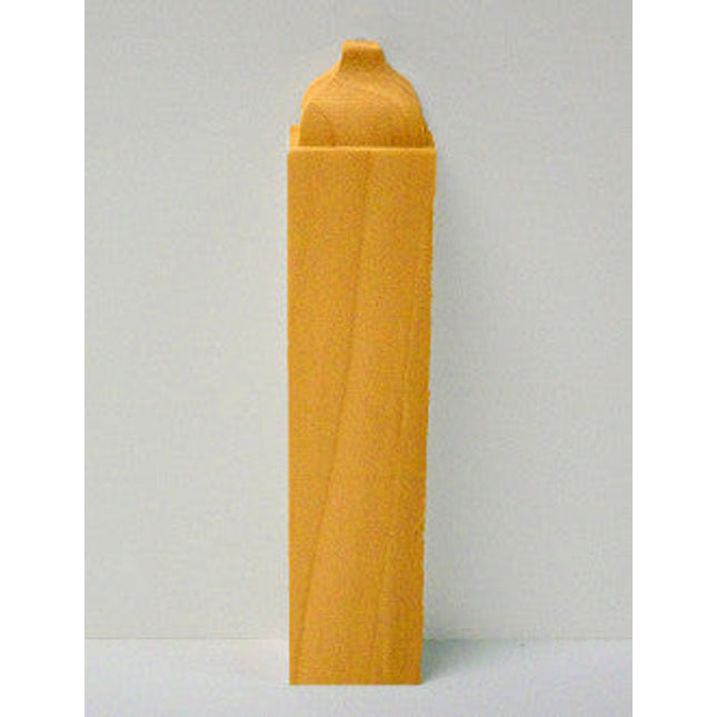 EWBB62 Hardwood Baseboard Middle Block 7/8 inch x 1-3/8 inch x 6-1/2 inch Tall