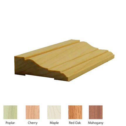 EWCA11 Colonial 2-3/8 inch Casing Trim Moulding Poplar