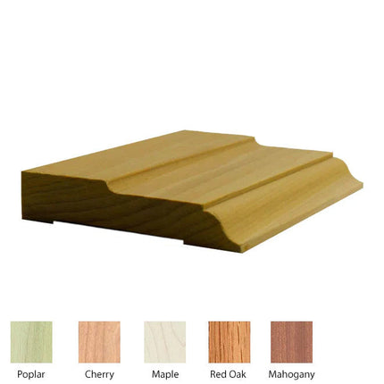EWCA27 Colonial 3-3/4 inch Casing Trim Moulding Poplar wood