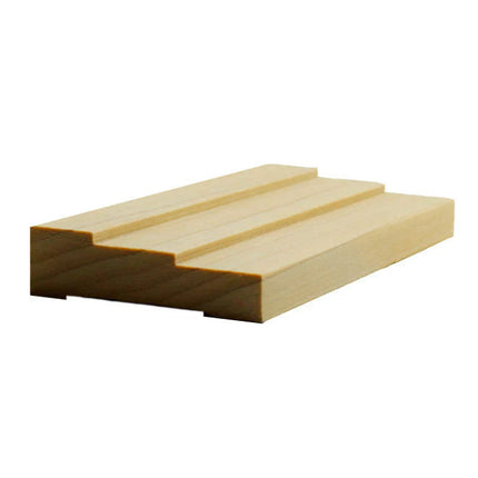 EWCA34 Stepped 2-1/2 inch Casing Trim Moulding Maple wood