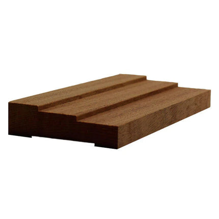 EWCA34 Stepped 2-1/2 inch Casing Trim Moulding mahogany wood