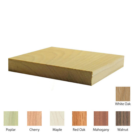 EWCA53 Casing 5-1/4 inch Square Edge Trim Moulding Poplar Wood