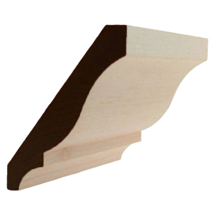 EWCR41 Cove Crown 1-3/8" x 6-3/16 Unfinished 4" High x 4-5/8" Deep