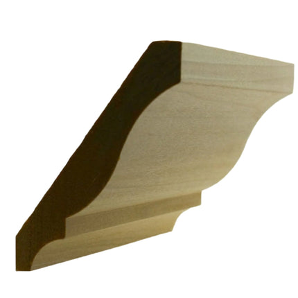EWCR41 Cove Crown 1-3/8" x 6-3/16 Unfinished 4" High x 4-5/8" Deep