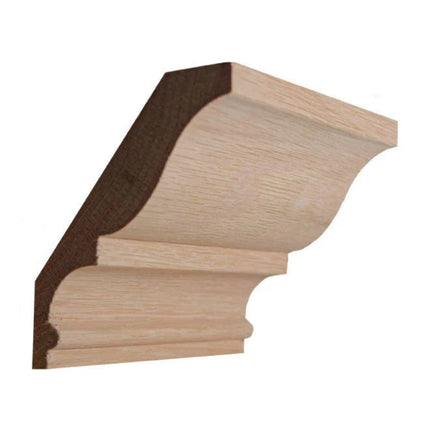 EWCR18 Crown 7/8" x 4-1/2" Unfinished 3-1/2" High x 2-3/4" Deep