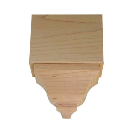EWCR62 Crown Mid Block 3-1/2 Tall x 2-3/8 deep 4-3/4" Face Unfinished
