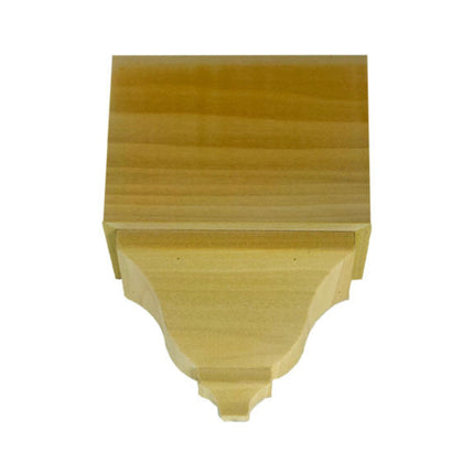 EWCR62 Crown Mid Block 3-1/2 Tall x 2-3/8 deep 4-3/4" Face Unfinished