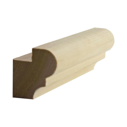 EWLR15 Kitchen Cabinet Light Rail 1-3/8" x 1-3/8" Trim. Unfinished