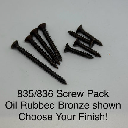 Hinge Screw Packs -Matching Finish For Door Hinges