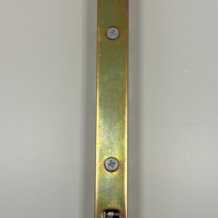Part Number C1035 Amesbury Truth Gemini II  PD Dual Action Mortise Lock with Flat face plate front view of part on a white background 