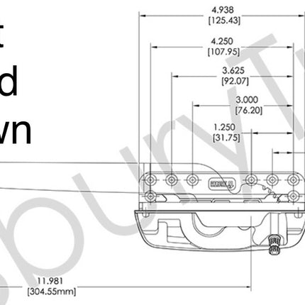 S1145 Encore Single Arm Pivot Shoe Amesbury Truth Awning Operator