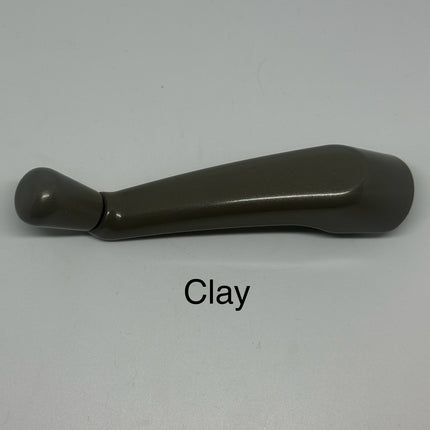 Roto America 5/16 Inch Hex Spline  Casement and Awning Folding Crank Handle color Clay