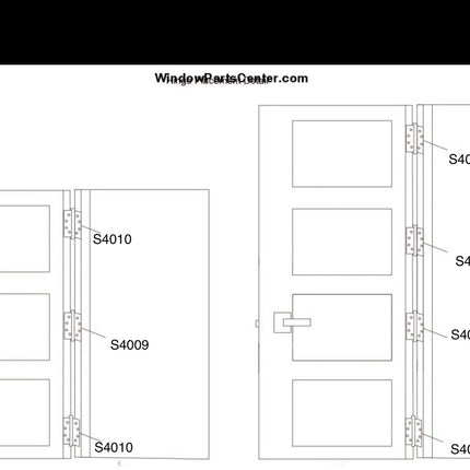 S4010 HTL Ultimate 2-D Hinge - Hoppe Guide Hinge Adjustable