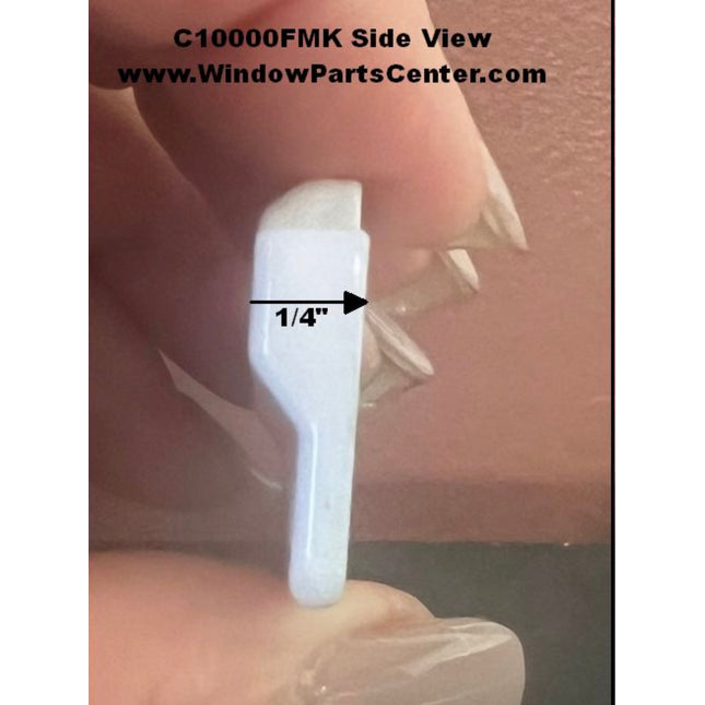 C10000FMK Surface Fixed Striker (Face Mount Keeper) for Single Hung, Double hung and Horizontal Slider Window lock