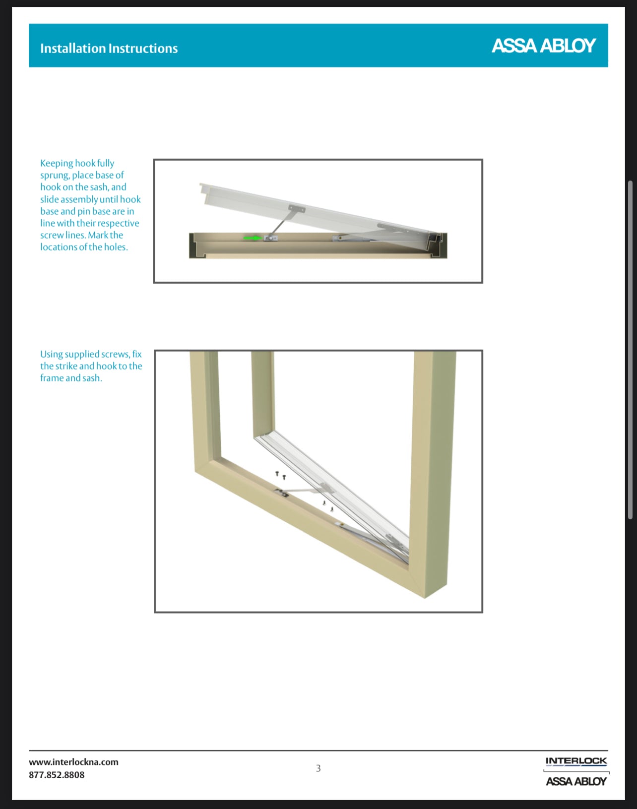 Window Operating Control Devise S1016 - ASSA ABLOY Casement Window Operating Control Device WOCD KIT W ...