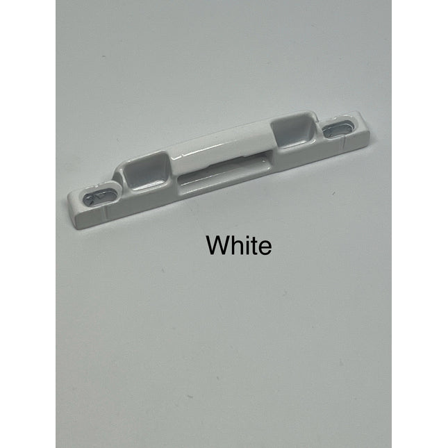 C10000FMK Interlock ASSA ABLOY TRU-Latch Pro Latch Surface Fixed Striker (Face Mount Keeper) White color