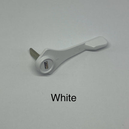 S5001 - PD Sliding Door Turning Lever - Thumb Lever - Door Latch Color white