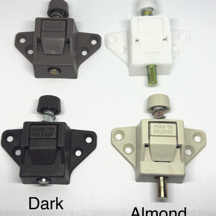 540-A Secondary Patio Door Limiter Foot Bolt Sliding Patio Doors (Bolt Lock Only)