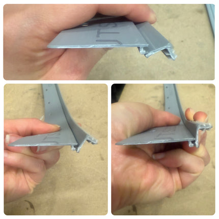 961 - Folding Nailing Fin Head & Side - Set Of 4 Lengths