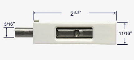 S1117 Pivot Bar Tilt Latch For Vinyl Double Hung Windows