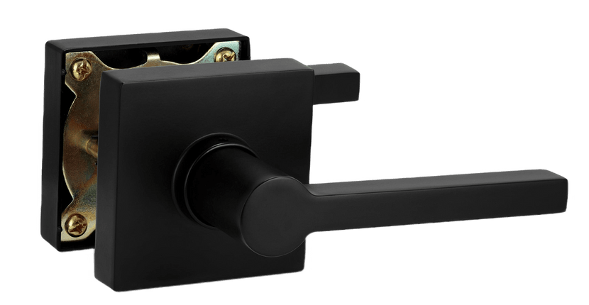 Passage Door Handle in Matte Black